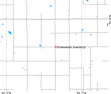 Greenwood township, KS map