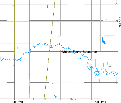 White Mound township, KS map
