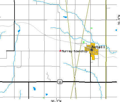 Murray township, KS map