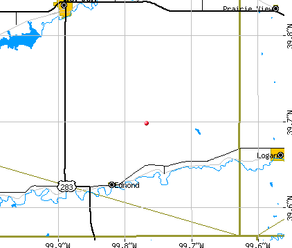 Solomon-District 3 township, KS map