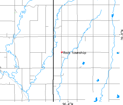Rock township, KS map