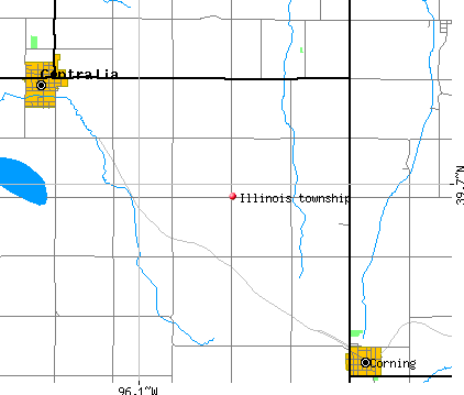 illinois township range map