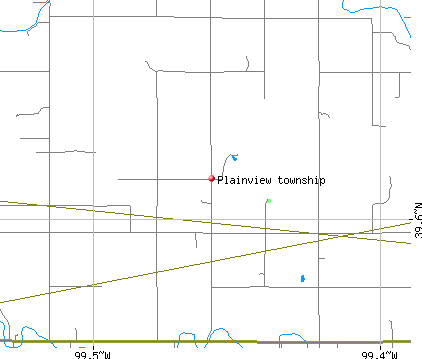 Plainview township, KS map