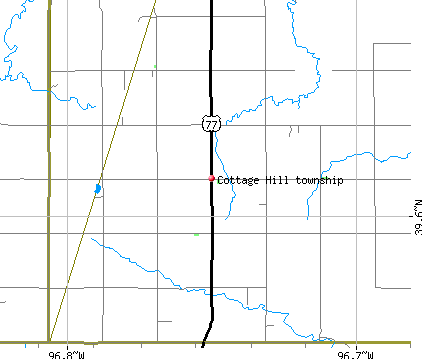 Cottage Hill township, KS map