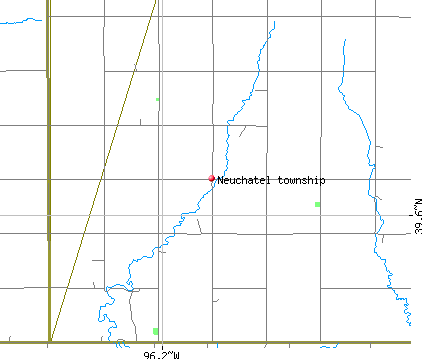 Neuchatel township, KS map