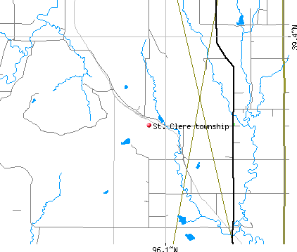 St. Clere township, KS map