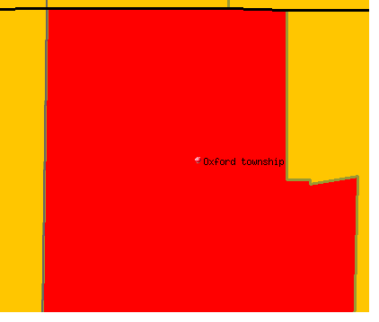 Oxford township, KS map