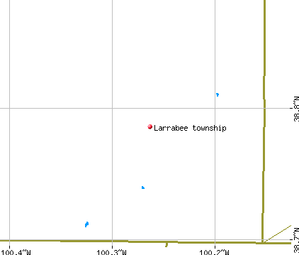 Larrabee township, KS map