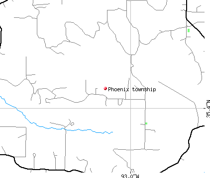 Phoenix township, AR map