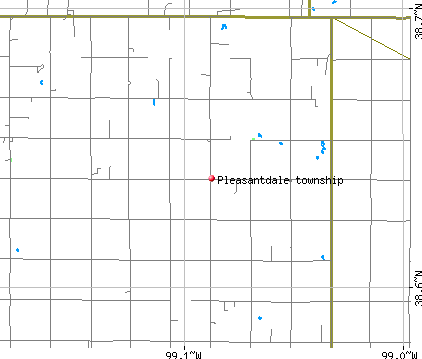 Pleasantdale township, KS map