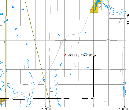 Barclay township, KS map