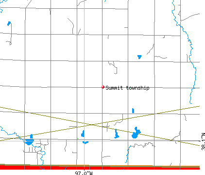 Summit township, KS map