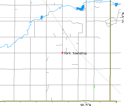 York township, KS map