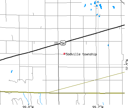 Sodville township, KS map