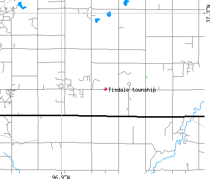 Tisdale township, KS map