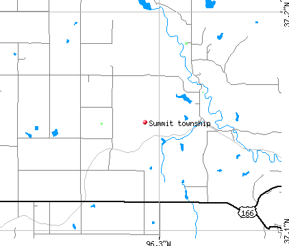 Summit township, KS map