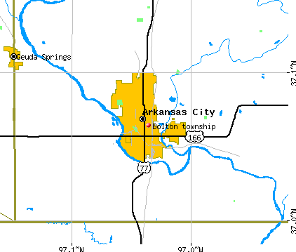 Bolton township, KS map