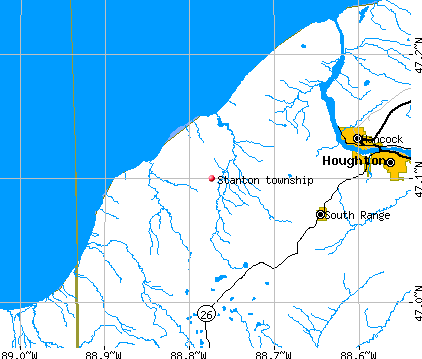Stanton township, MI map