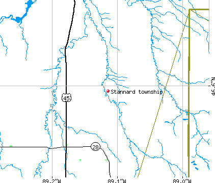 Stannard township, MI map