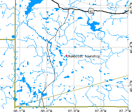 Humboldt township, MI map