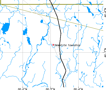 Hematite township, MI map