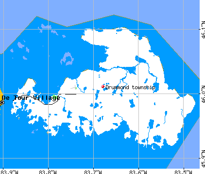 Drummond township, MI map