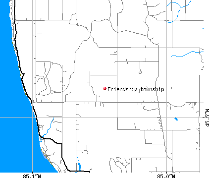 Friendship township, MI map