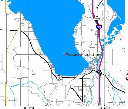 Tuscarora township, MI map