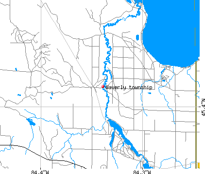 Waverly township, MI map