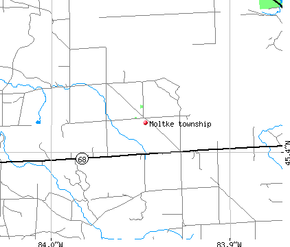 Moltke township, MI map