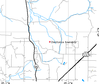 Chestonia township, MI map