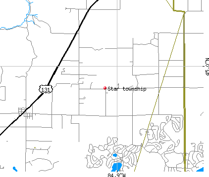 Star township, MI map