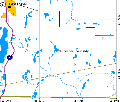 Chester township, MI map