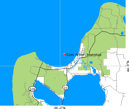 Glen Arbor township, MI map