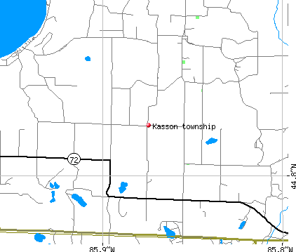 Kasson township, MI map