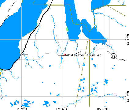 Whitewater township, MI map