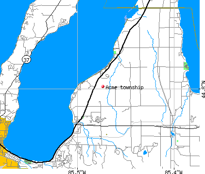 Acme township, MI map
