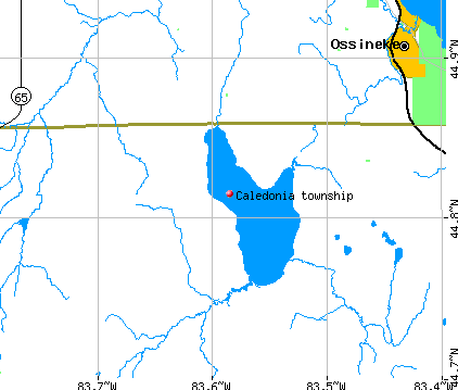 Caledonia township, MI map