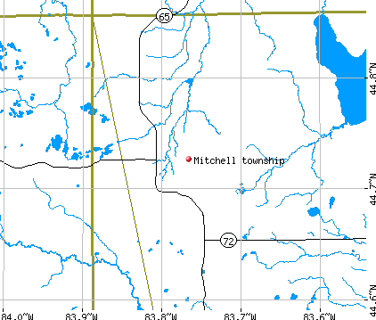 Mitchell township, MI map