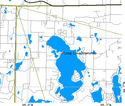 Long Lake township, MI map