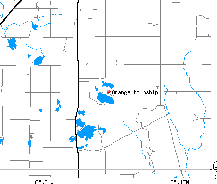 Orange township, MI map
