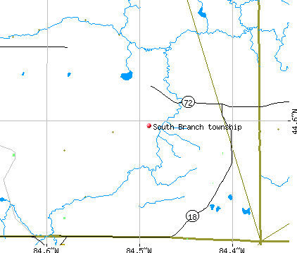 South Branch township, MI map