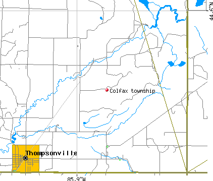 colfax mi township michigan benzie detailed county profile