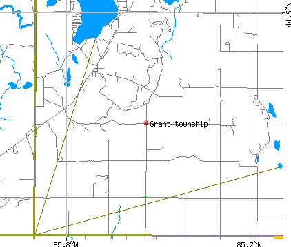 Grant township, MI map