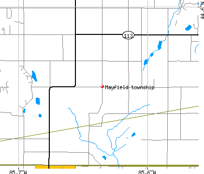 Mayfield township, MI map