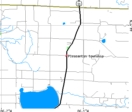 Pleasanton township, MI map