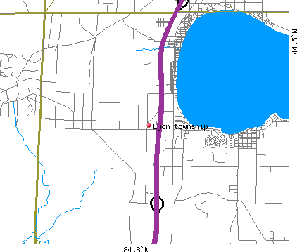 Lyon township, MI map