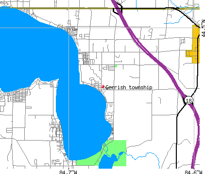 Gerrish township, MI map