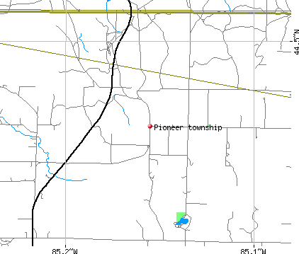 Pioneer township, MI map