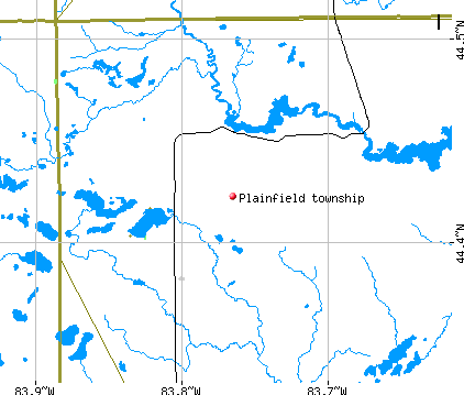 Plainfield township, MI map